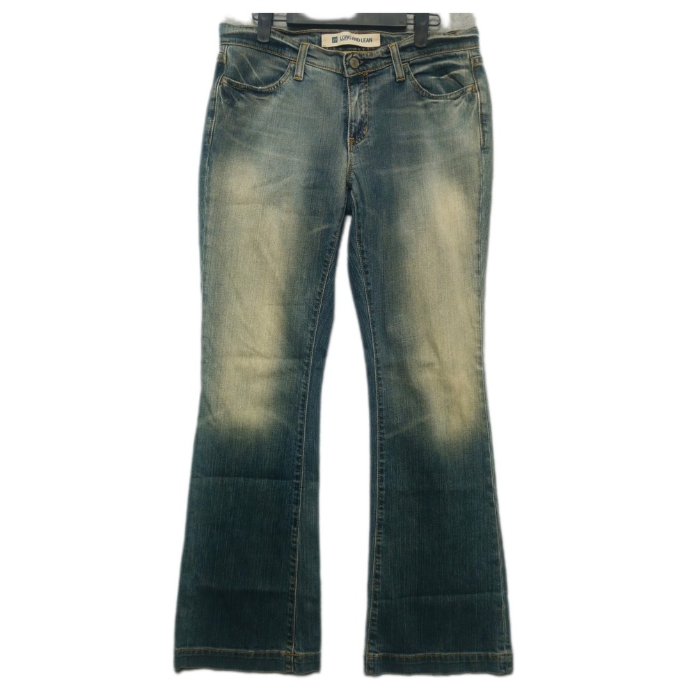 GAP Long and Lean Stretch Denim Jeans Womens‎ Size 6 Reg Bootcut  Flare Vintage